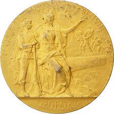France, Medal, French Third Republic, Vermeil, Grandhomme, AU(50-53)
