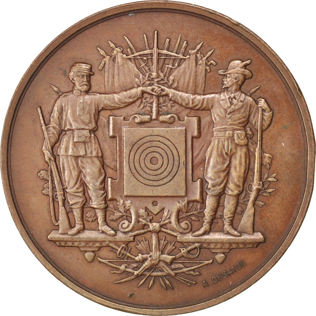 France, Medal, French Third Republic, Copper, Desaide, AU(55-58)