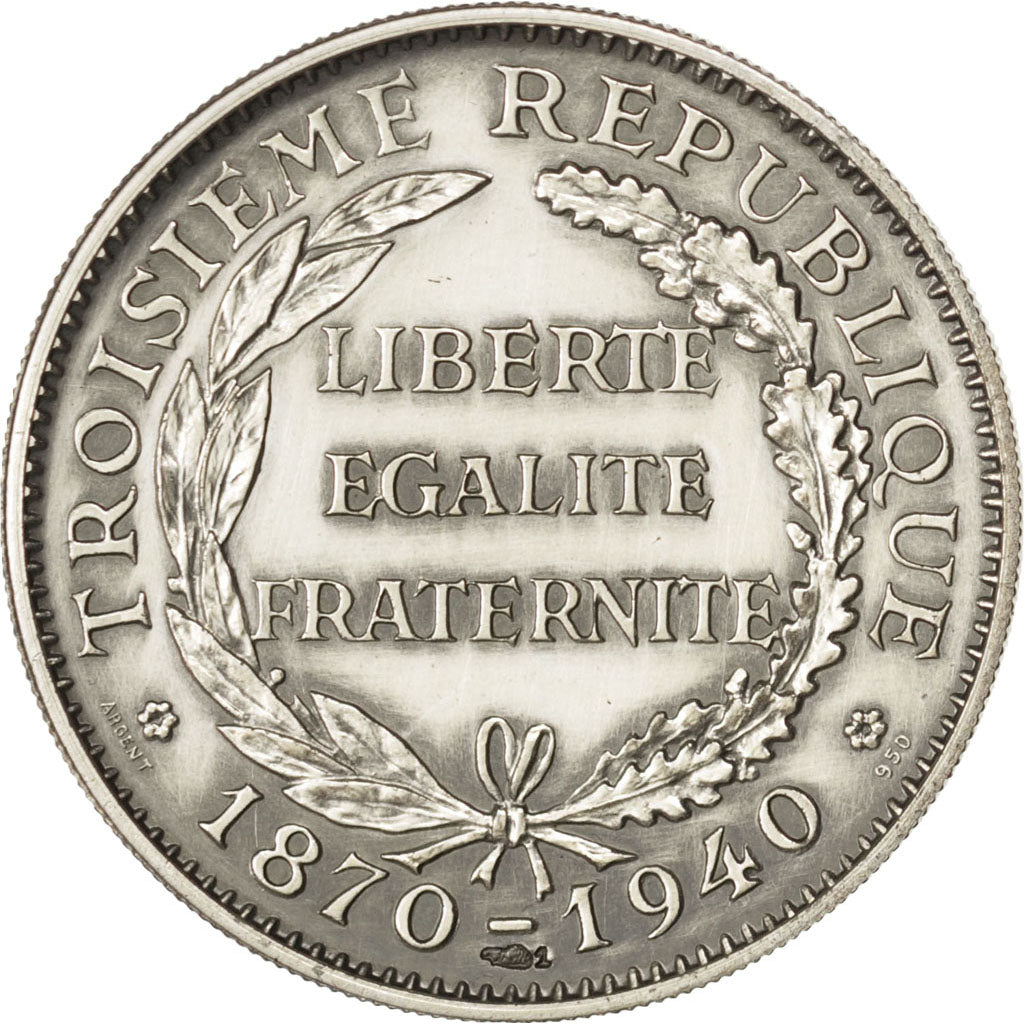 France, Medal, French Third Republic, Silver, MS(60-62)