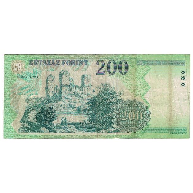 Banknote, Hungary, 200 Forint, 1998, KM:178a, AU(50-53)