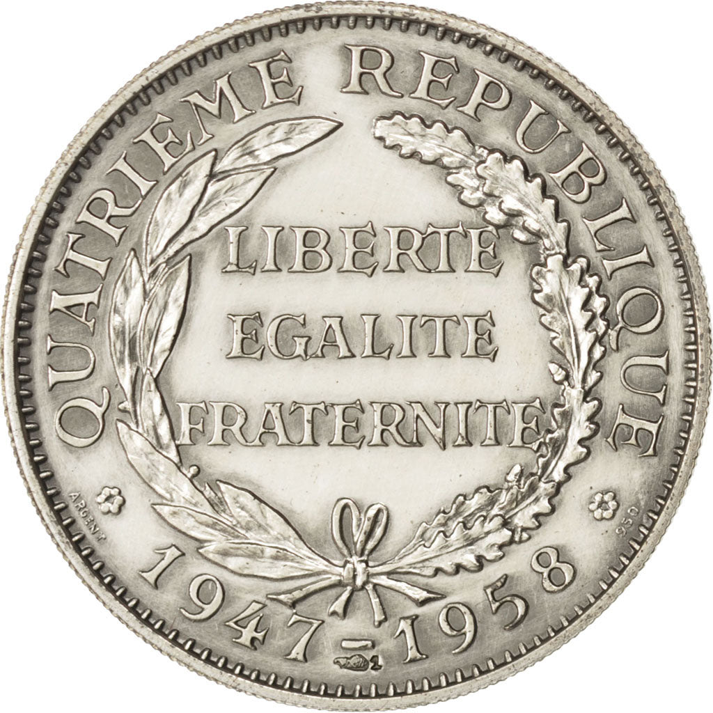 France, Medal, French Fourth Republic, Silver, MS(60-62)