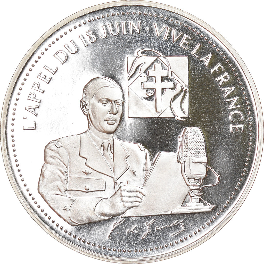 France, Medal, Charles De Gaulle, Appel du 18 juin 1940, Politics, Society, War