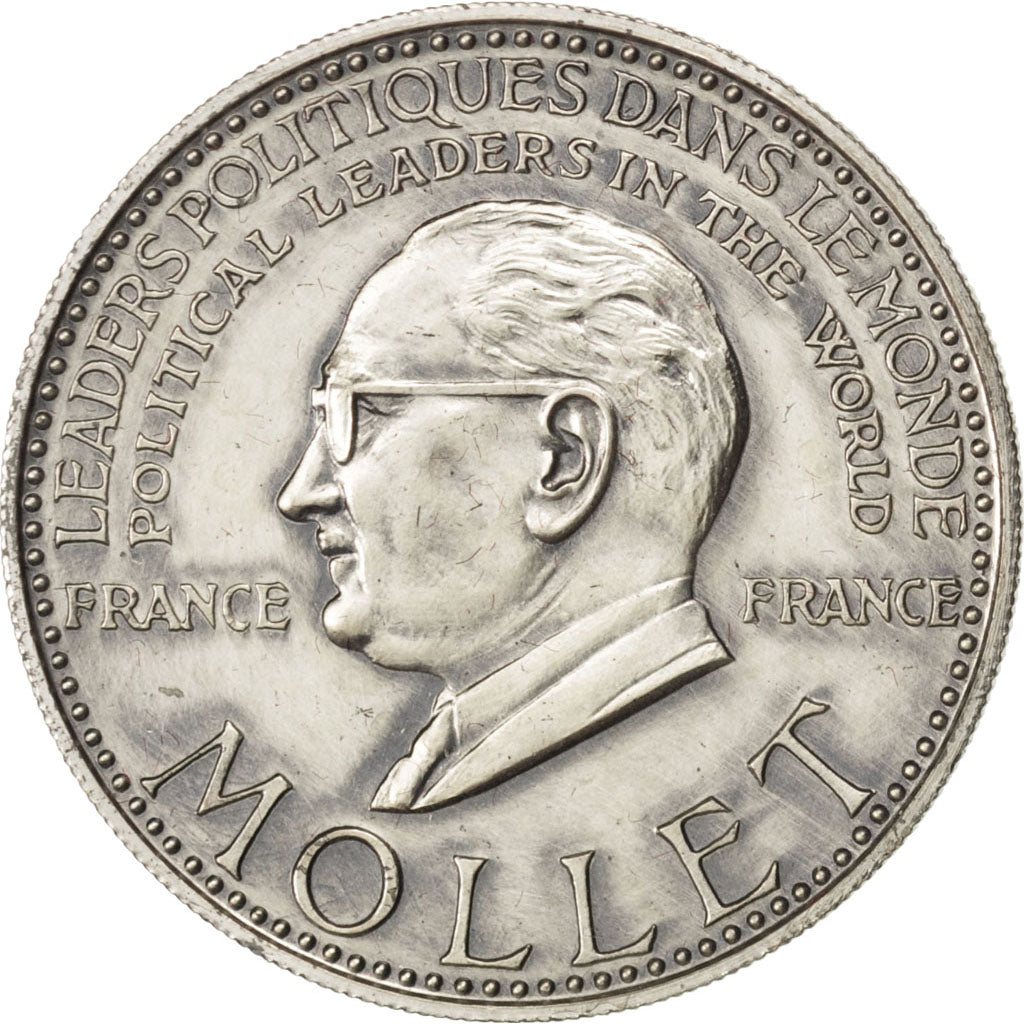 Francia, medaglia, French Fifth Republic, Argento, MB+