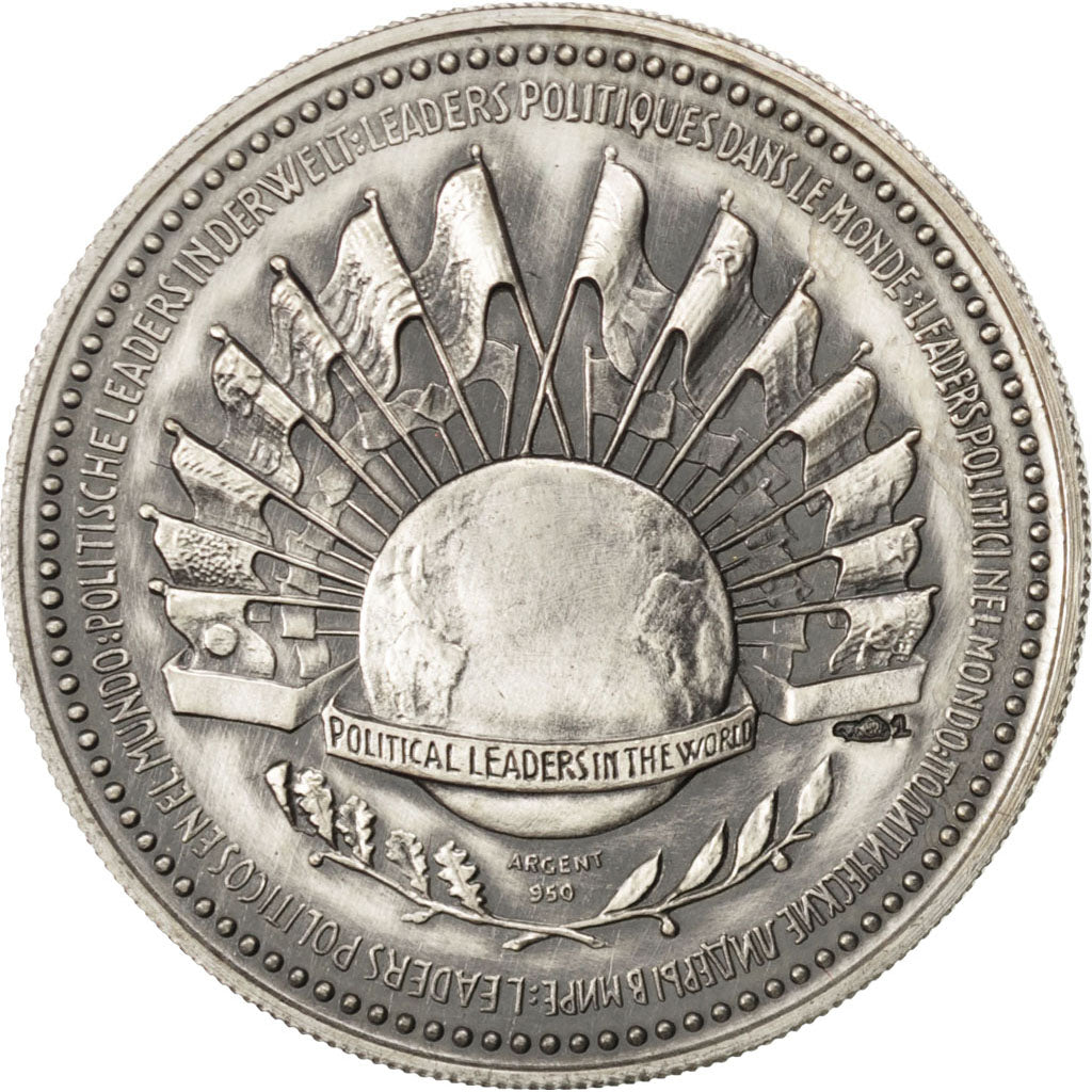 Francia, medaglia, French Fifth Republic, Argento, MB+
