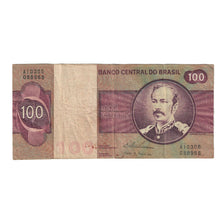 Banknote, Brazil, 100 Cruzeiros, KM:195Aa, VF(20-25)