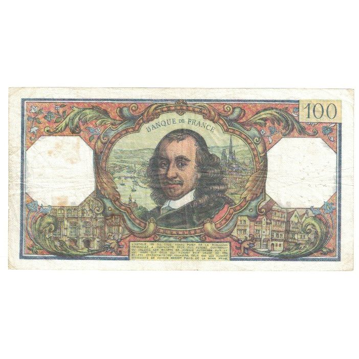 Frankreich, 100 Francs, Corneille, 1977, D.1092, SS, Fayette:65.58, KM:149f