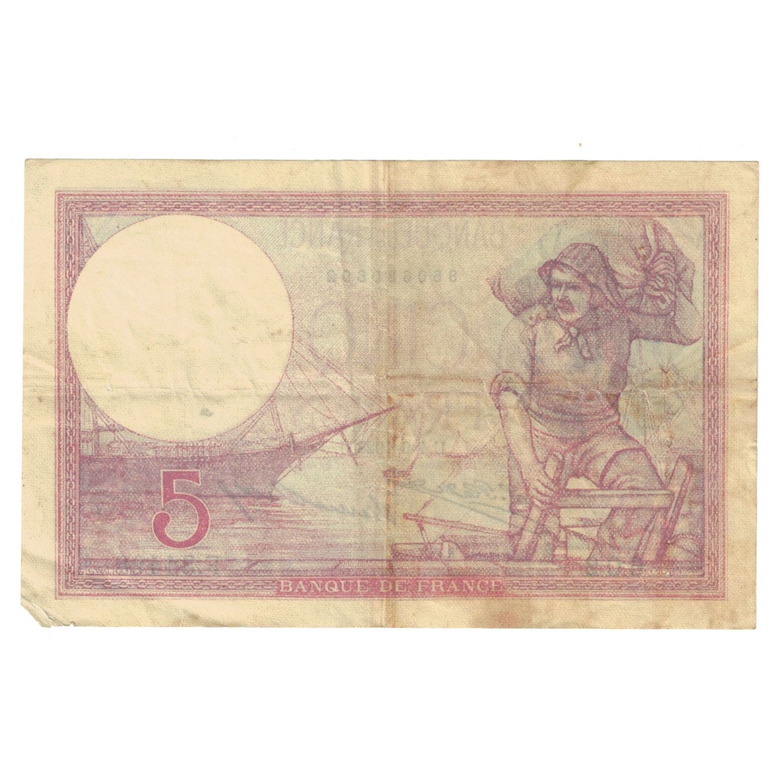 France, 5 Francs, Violet, 1928, F.34428, TB+, Fayette:3.12, KM:72d