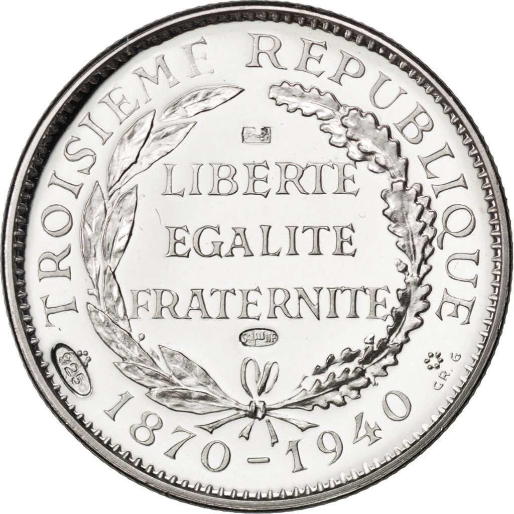 France, Medal, French Third Republic, Silver, MS(60-62)