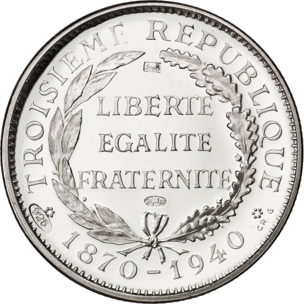 France, Medal, French Third Republic, Silver, MS(60-62)