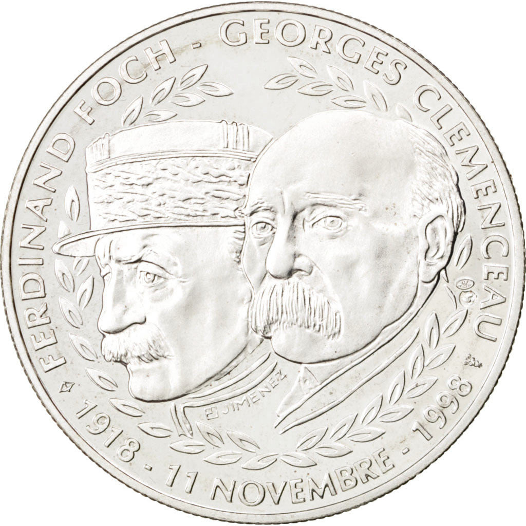 France, Medal, French Fifth Republic, 1998, Silver, Jimenez, MS(60-62)