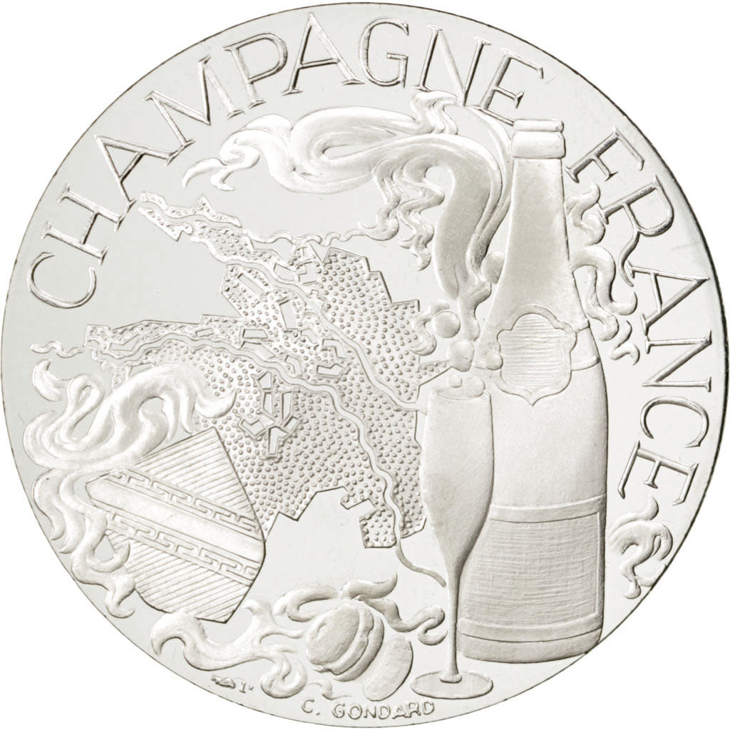 France, Medal, French Fifth Republic, Silver, MS(60-62)