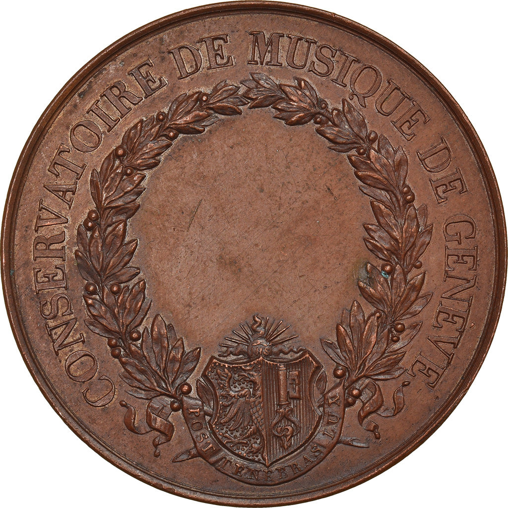 Switzerland, Medal, Conservatoire de Musique de genève, Arts & Culture
