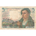 France, 5 Francs, Berger, 1943, E.27, AU(50-53), Fayette:5.2, KM:98a