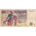 Banknote, Tunisia, 20 Dinars, 1992-1997, 1992-11-07, KM:88, VF(20-25)