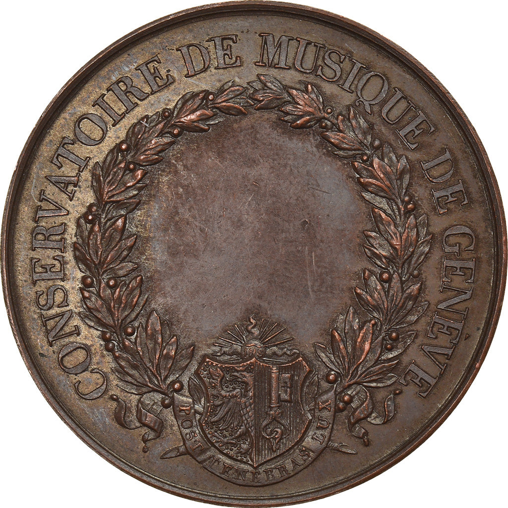 Switzerland, Medal, Conservatoire de Musique de genève, Arts & Culture