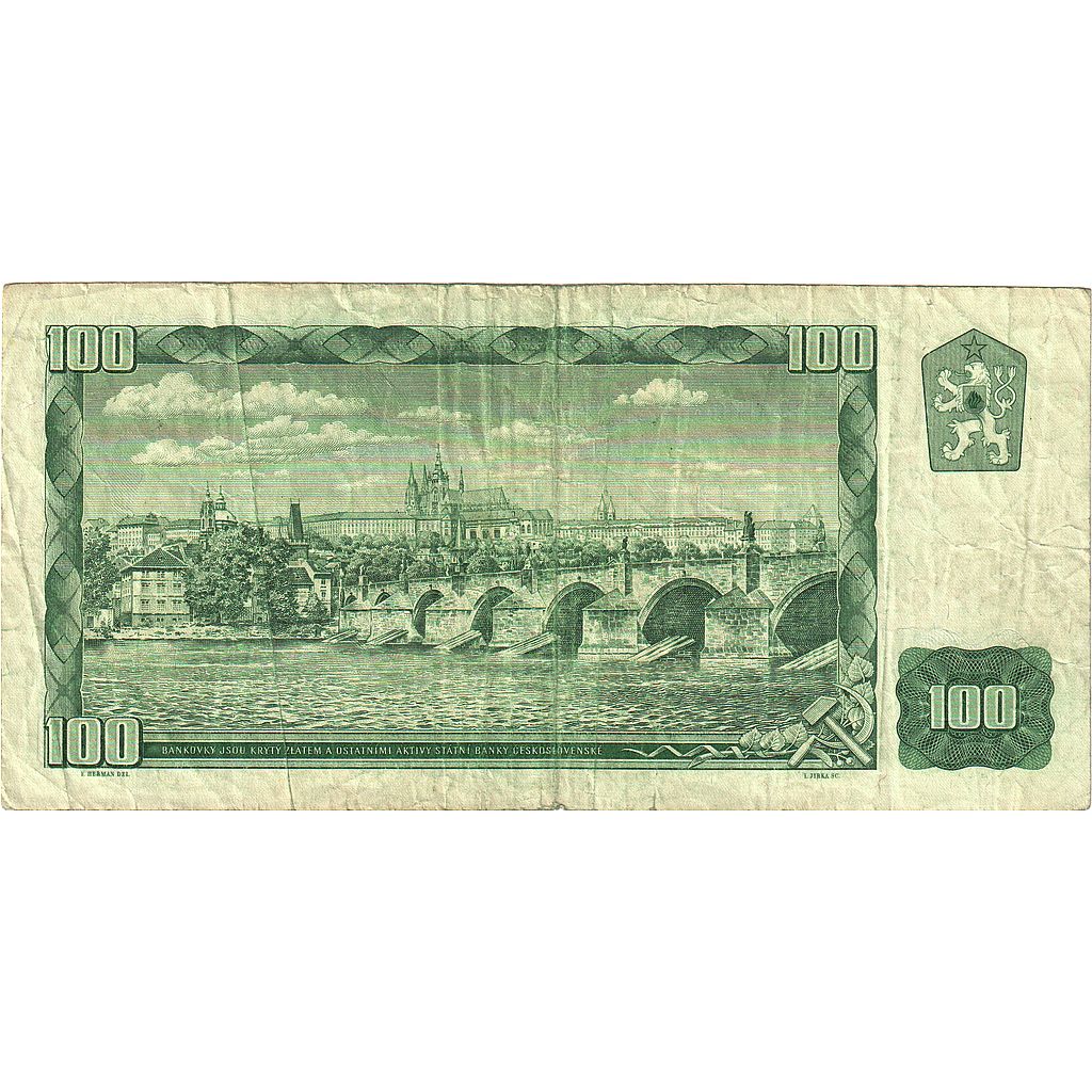 Banknote, Czechoslovakia, 100 Korun, 1961, KM:91c, VF(20-25)