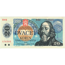Banknote, Czechoslovakia, 20 Korun, 1988, KM:95, UNC(63)