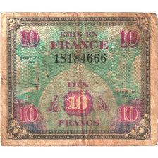 France, 10 Francs, Drapeau/France, 1944, SÉRIE 1944, TB, Fayette:VF18.1