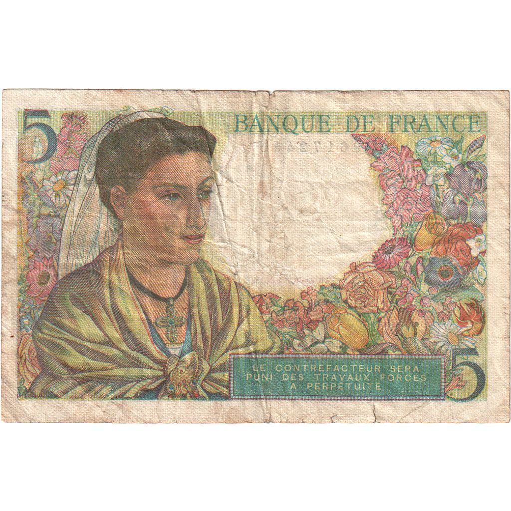 Francia, 5 Francs, Berger, 1947-10-30, M.159, MB