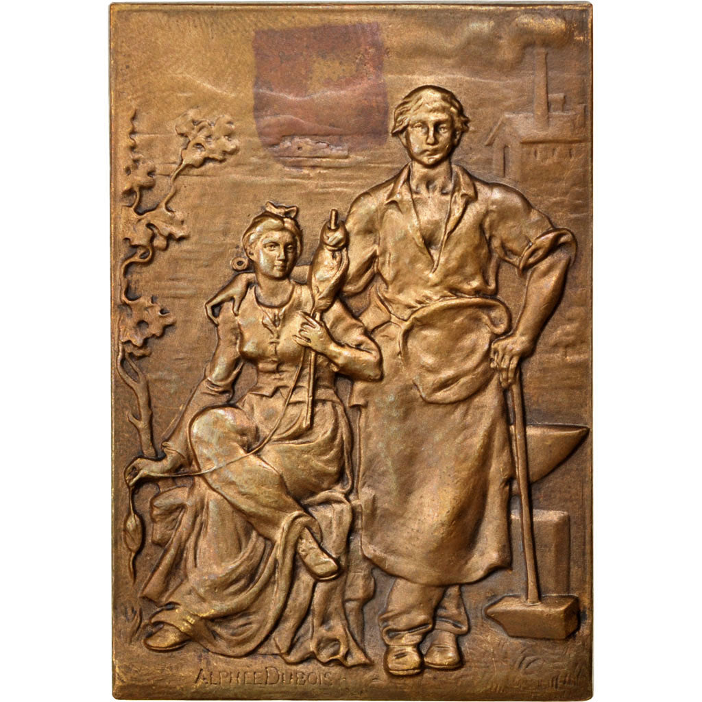 Frankrijk, Medaille, French Third Republic, Bronzen, Dubois.A, PR