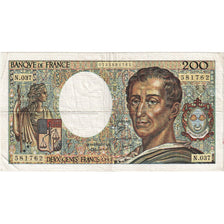 França, 200 Francs, Montesquieu, 1983, N.037, VF(30-35), Fayette:70.5, KM:155a