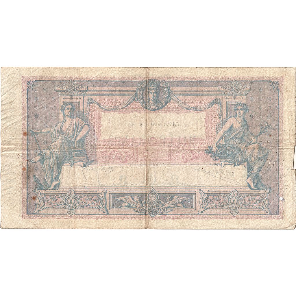 Frankrijk, 1000 Francs, Bleu et Rose, 1925, X.2000, TB, Fayette:36.41, KM:67j