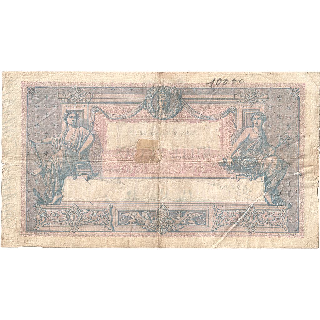 Frankreich, 1000 Francs, Bleu et Rose, 1926, S.2546, S, Fayette:36.43, KM:67k