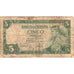 Banconote, Spagna, 5 Pesetas, 1954, 1954-07-22, KM:146a, B