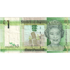 Banknot, Jersey, 1 Pound, KM:32a, AU(50-53)