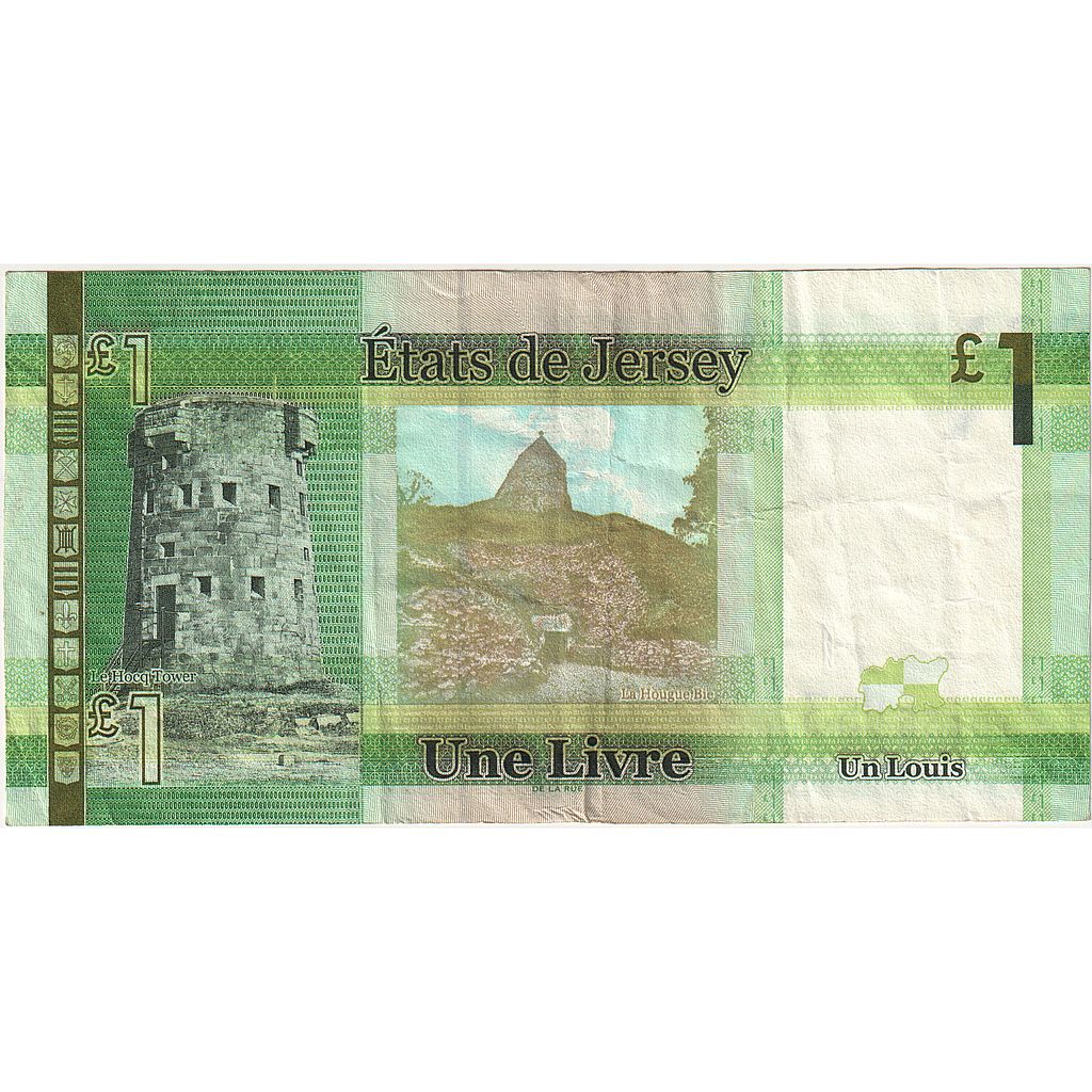 Banknot, Jersey, 1 Pound, KM:32a, AU(50-53)