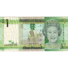 Billet, Jersey, 1 Pound, KM:32a, TTB