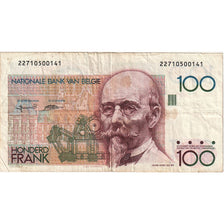 Banknot, Belgia, 100 Francs, KM:142a, EF(40-45)