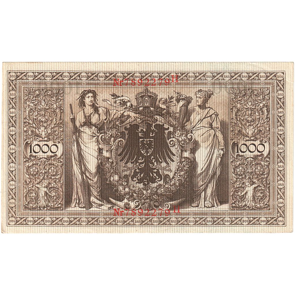 Banknote, Germany, 1000 Mark, 1910-04-21, KM:44b, UNC(60-62)