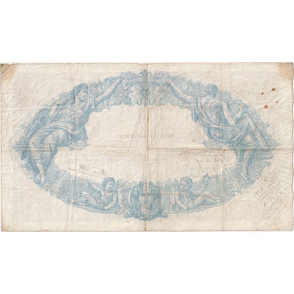 França, 500 Francs, Bleu et Rose, 1938, K.2809, VF(20-25), Fayette:31.8, KM:88c