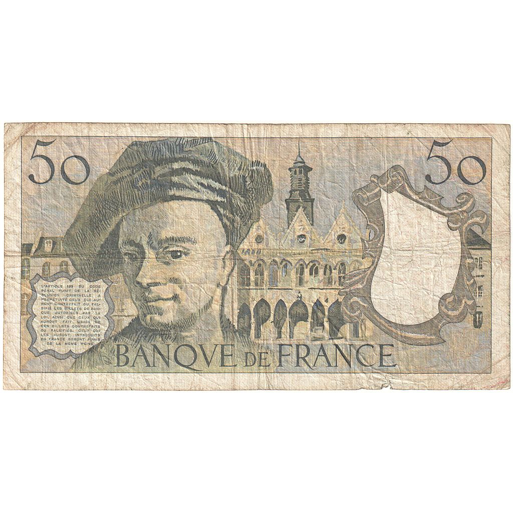 Francia, 50 Francs, Quentin de La Tour, 1983, F.35, B, Fayette:67.9, KM:152b