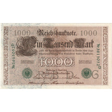 Nota, Alemanha, 1000 Mark, 1910, 1910-04-21, KM:45b, UNC(63)