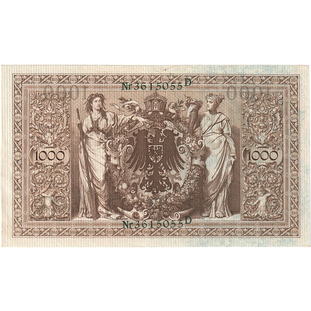 Banknote, Germany, 1000 Mark, 1910, 1910-04-21, KM:45b, UNC(63)