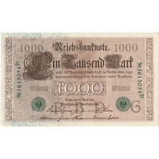 Nota, Alemanha, 1000 Mark, 1910, 1910-04-21, KM:45b, UNC(63)