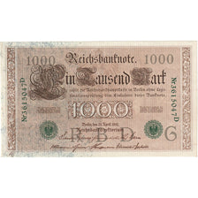 Banknote, Germany, 1000 Mark, 1910, 1910-04-21, KM:45b, UNC(60-62)