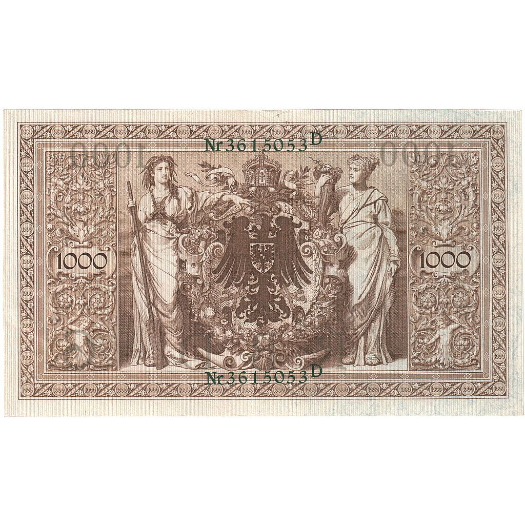 Banknote, Germany, 1000 Mark, 1910, 1910-04-21, KM:45b, UNC(63)