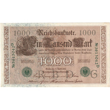 Banknote, Germany, 1000 Mark, 1910, 1910-04-21, KM:45b, UNC(60-62)