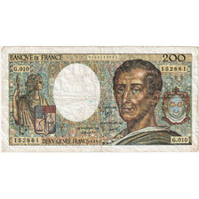 France, 200 Francs, Montesquieu, 1982, G.010, TB, Fayette:70.2, KM:155a