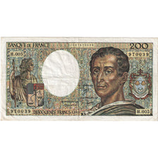Francja, 200 Francs, Montesquieu, 1981, H.005, VF(30-35), Fayette:70.01, KM:155a