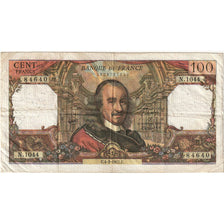 Francja, 100 Francs, Corneille, 1977, N.1044, VF(30-35), Fayette:65.56, KM:149f