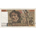 France, 100 Francs, Delacroix, 1981, O.54, VF(20-25), Fayette:69.05, KM:154b