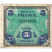 France, 5 Francs, Flag/France, 1944, VF(30-35), Fayette:17.01, KM:115a