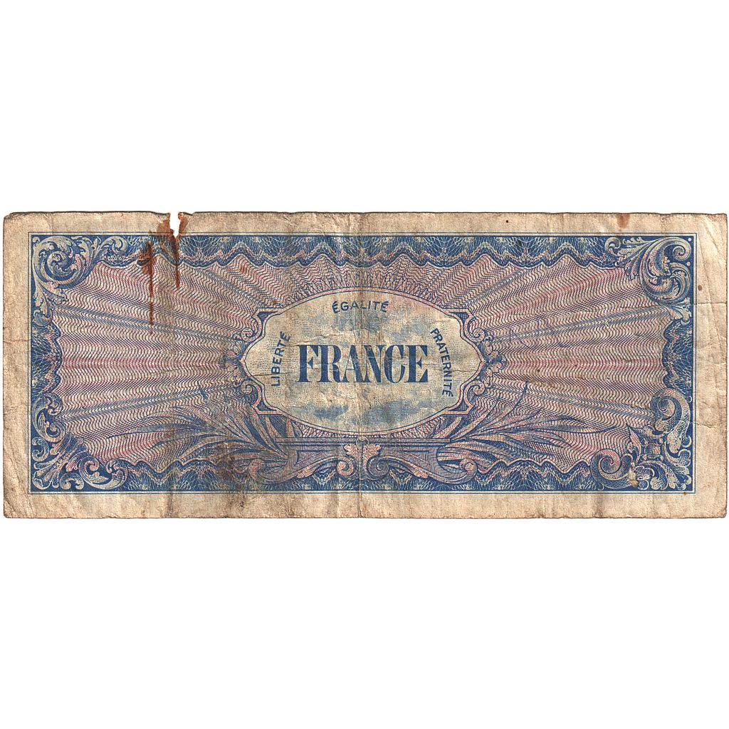Francia, 100 Francs, Flag/France, 1944, 54913464, MB, Fayette:VF25.03, KM:123c