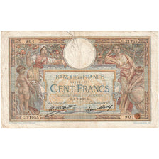França, 100 Francs, Luc Olivier Merson, 1928, G.21955, VG(8-10), Fayette:24.7