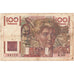 Francia, 100 Francs, Jeune Paysan, 1950, M.383, B+, Fayette:28.28, KM:128c