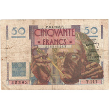 Frankrijk, 50 Francs, Le Verrier, 1948, T.111, TB, Fayette:20.10, KM:127b